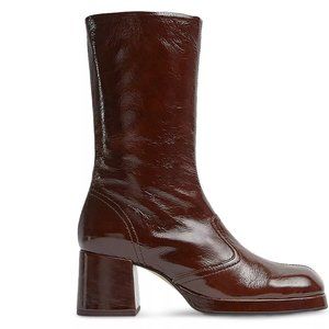 Miista Women's Cass Mid Calf Block Heel Boots